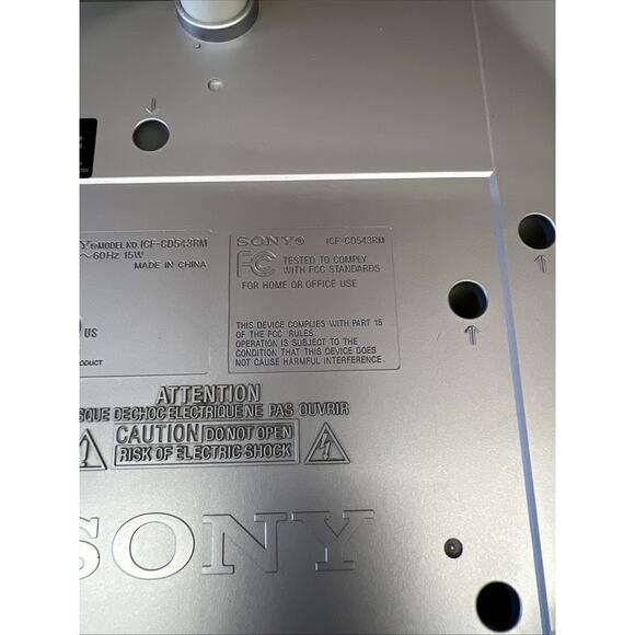 Sony ICF-CD543RM Under Cabinet TV/Weather/FM/AM CD Kitchen Radio READ DESC - Picture 7 of 10